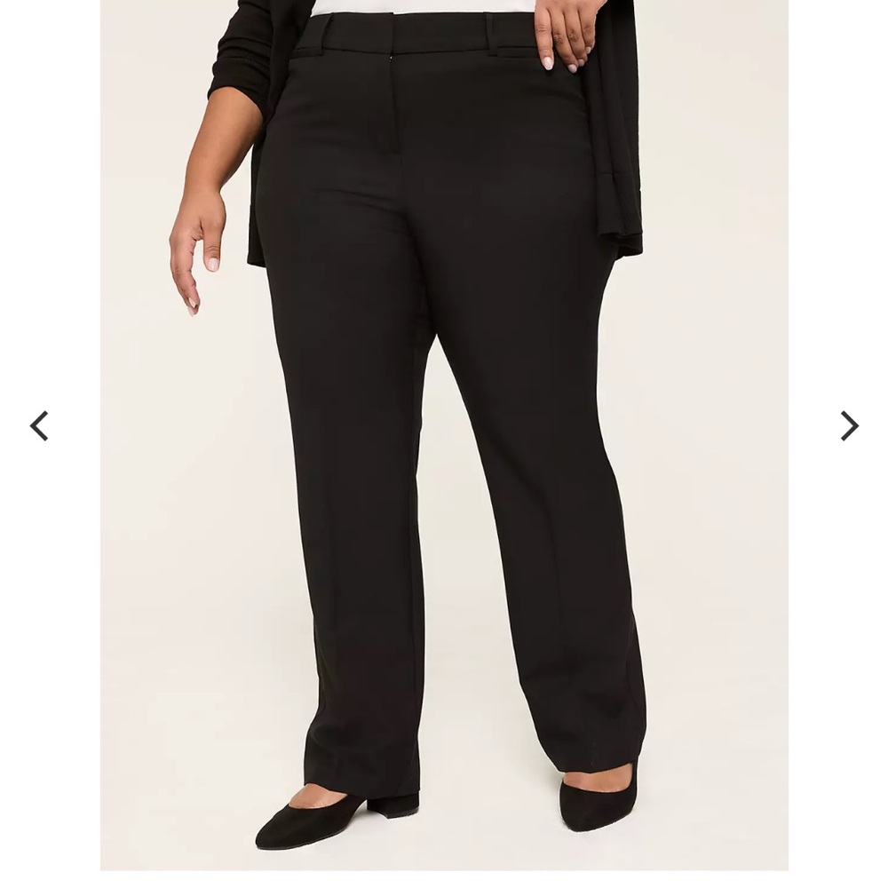 Lane Bryant Black Straight Leg Women's Pants